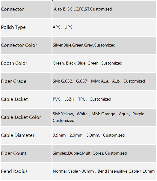 Hybrid Connector Patch Cord